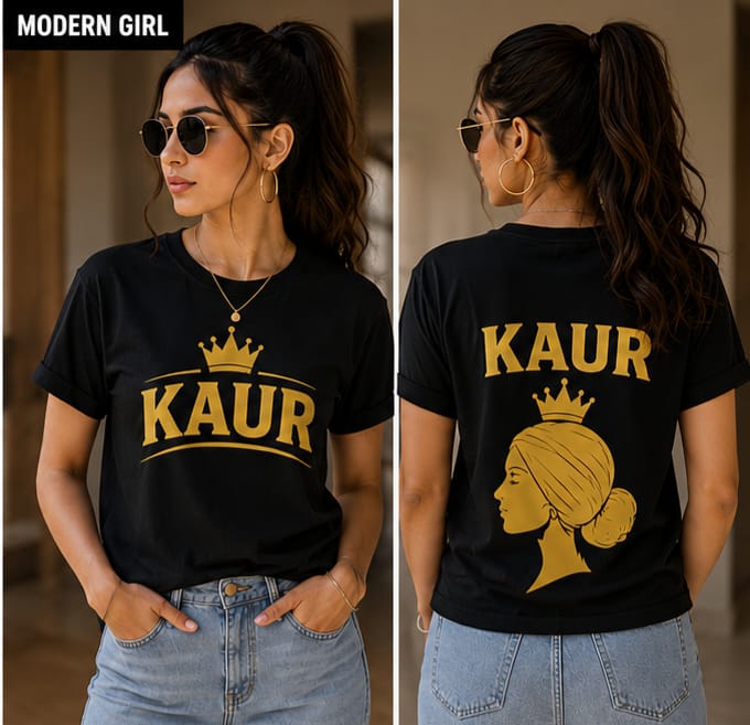 KAUR Premium Punjabi Streetwear T-Shirts | Shop1313x
