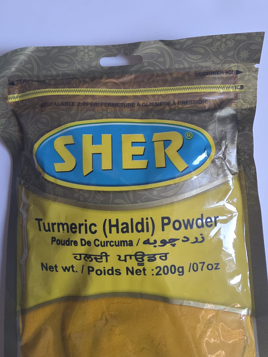 Poudre de curcuma SHER (HALDI) - 200 g