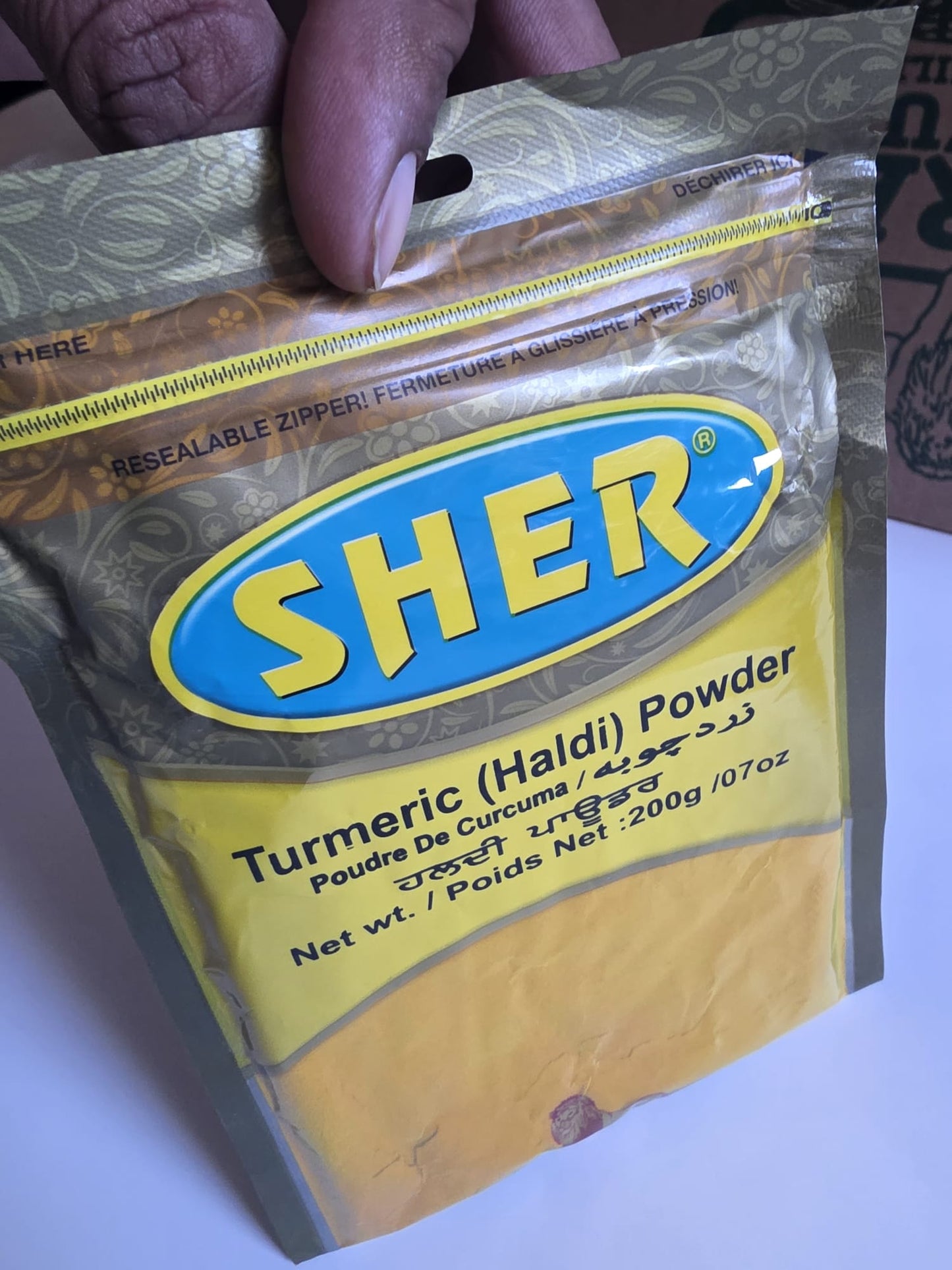 Poudre de curcuma SHER (HALDI) - 200 g