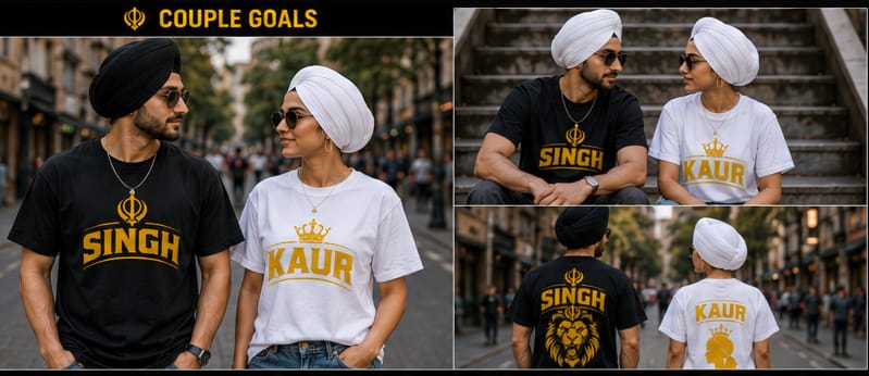 SINGH*KAUR COUPLE COMBO