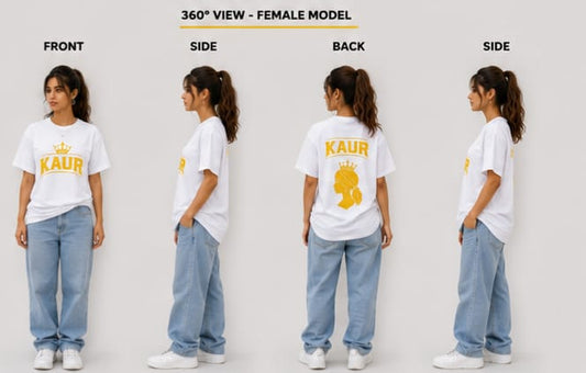 KAUR Premium Punjabi Streetwear T-Shirts | Shop1313x