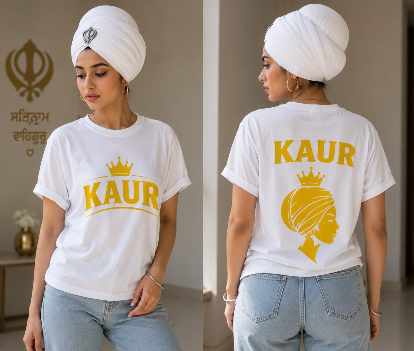 KAUR Premium Punjabi Streetwear T-Shirts | Shop1313x
