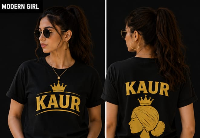 KAUR Premium Punjabi Streetwear T-Shirts | Shop1313x